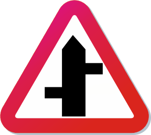 Staggered crossroads