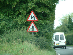 Crossroads sign